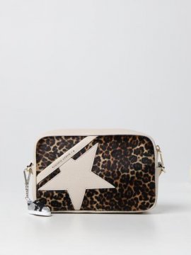 Star Golden Goose leather crossbody bag