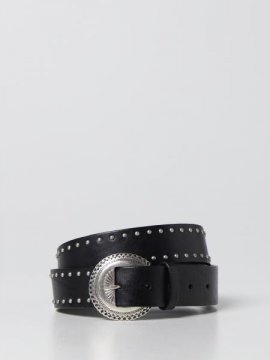 Golden Goose leather belt with studs